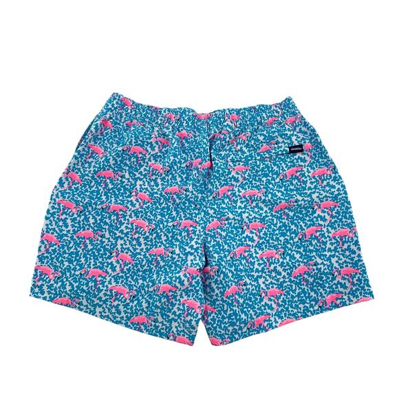 Chubbies Men's The Domingos Are For Flamingos 5.5" Classic Swim Trunk Size M - Picture 8 of 12